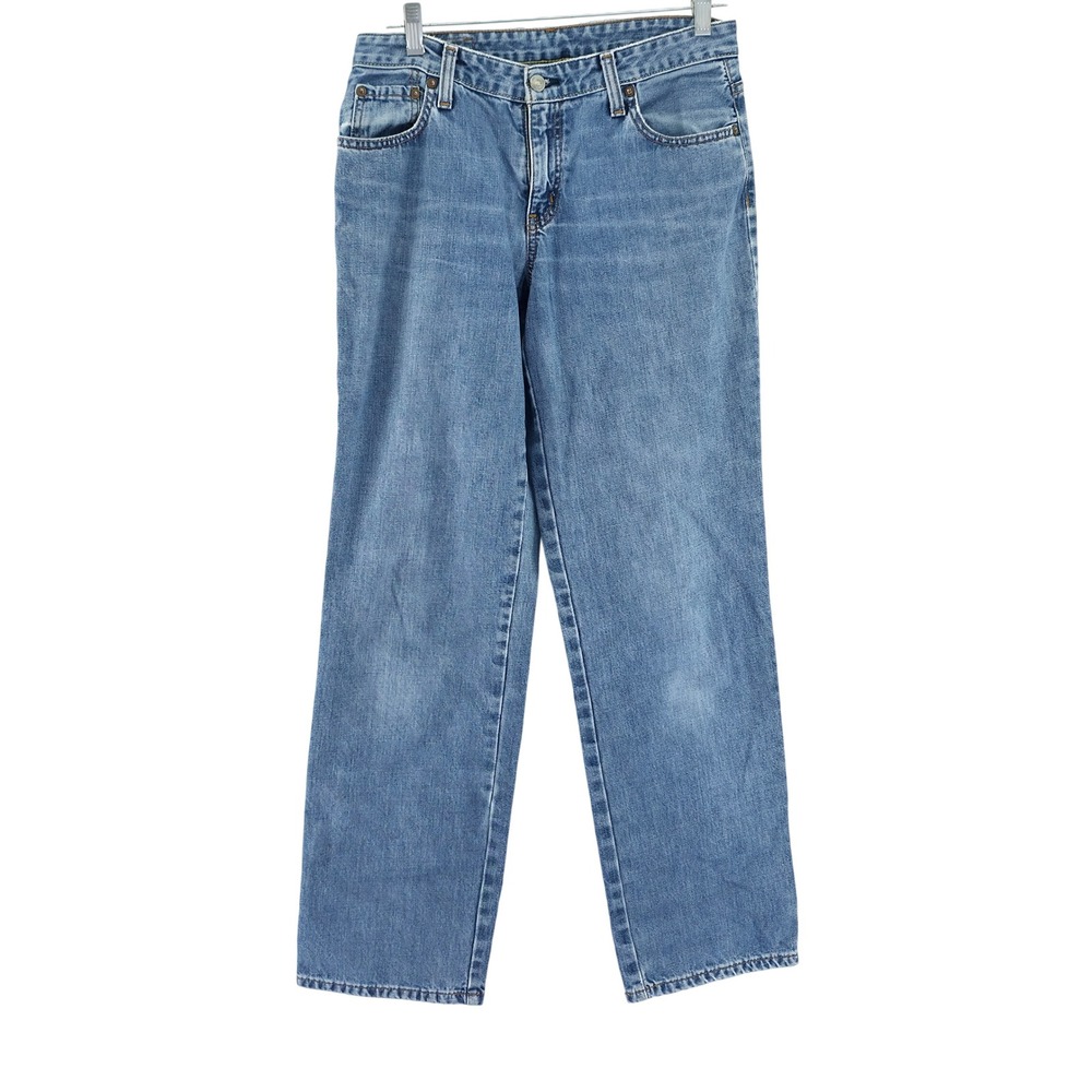 Polo Jeans Co Relaxed‎ Fit Jeans Mens 4x32 Blue Medium Wash Straight Leg Casual